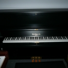 New - Hallet Davis Studio Upright - Ebony Satin Finish